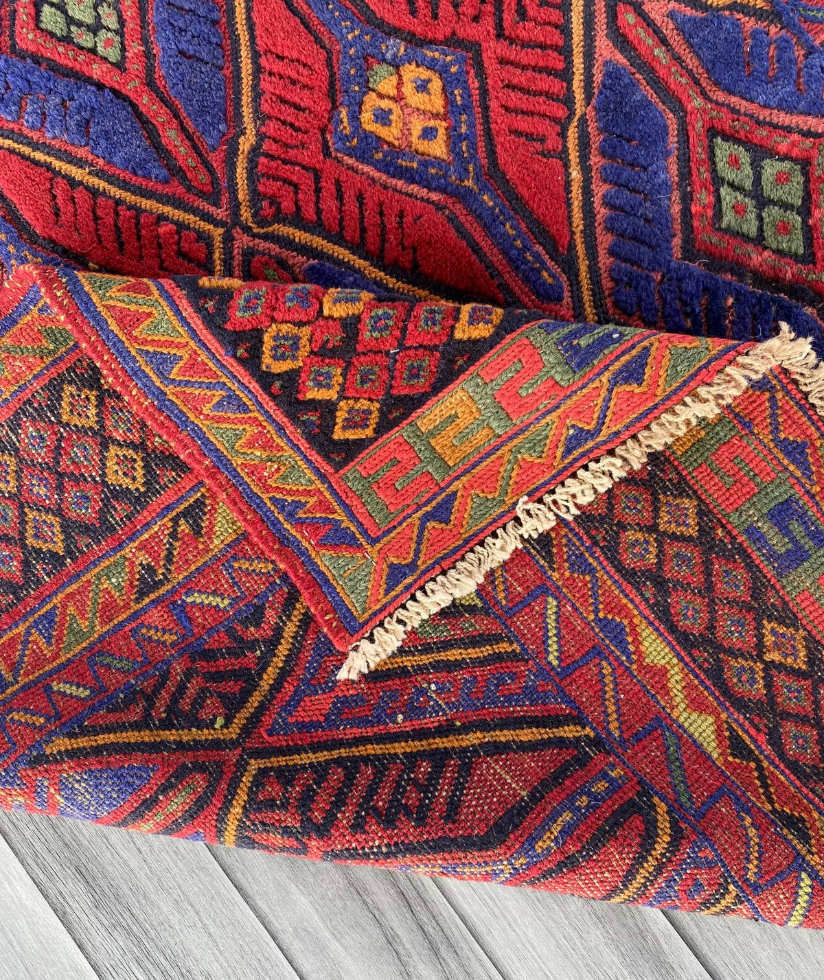 Handmade Fine Quality Meshwani Rug 140 CM x 125 CM ( SS#123 )