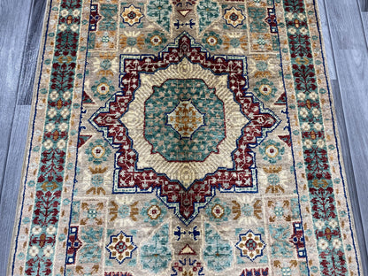 Handmade Fine Quality Chobi Wool Rug  ( 120 CM x 77 CM ) SK#1033