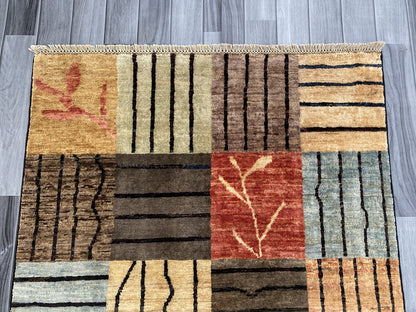 Hand Knotted Modern Wool Rug | 145 CM x 99 CM KS#497