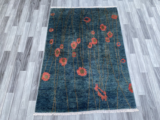 Hand Knotted Modern Wool Rug | 172 CM x 114 CM KS#500
