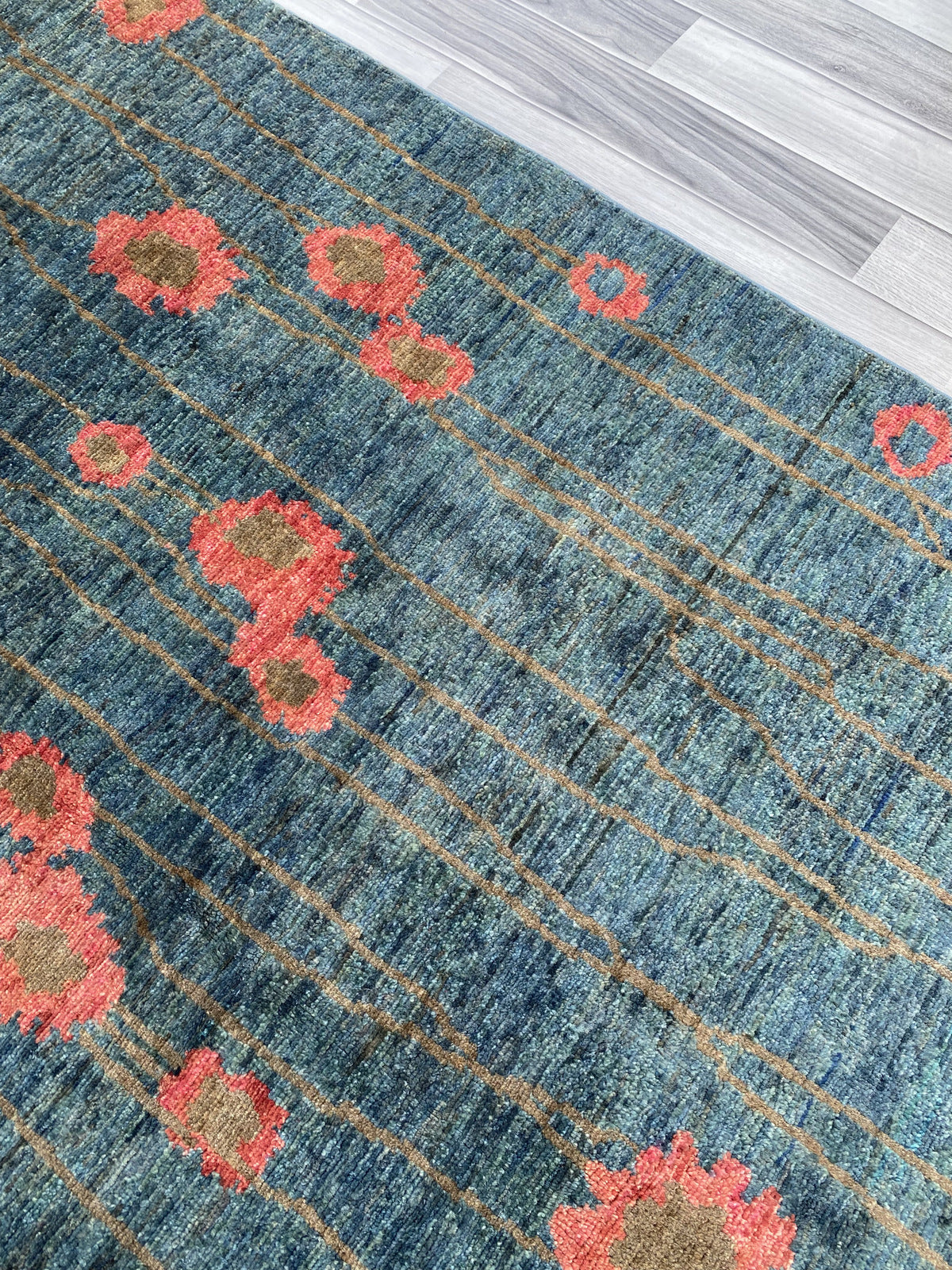 Hand Knotted Modern Wool Rug | 172 CM x 114 CM KS#500