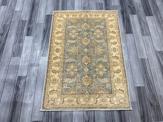 Handmade Fine Quality Chobi Wool Rug  ( 115 CM x 80 CM )SK#1037