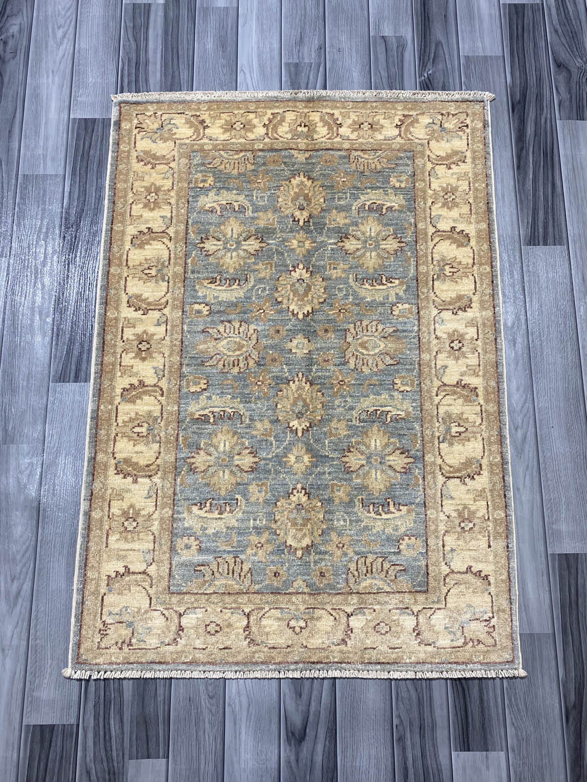 Handmade Fine Quality Chobi Wool Rug  ( 115 CM x 80 CM )SK#1037