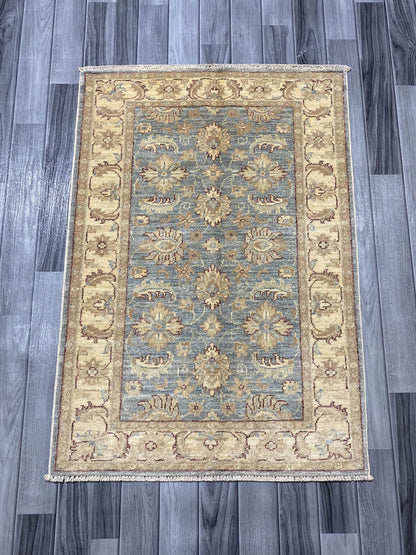 Handmade Fine Quality Chobi Wool Rug  ( 115 CM x 80 CM )SK#1037