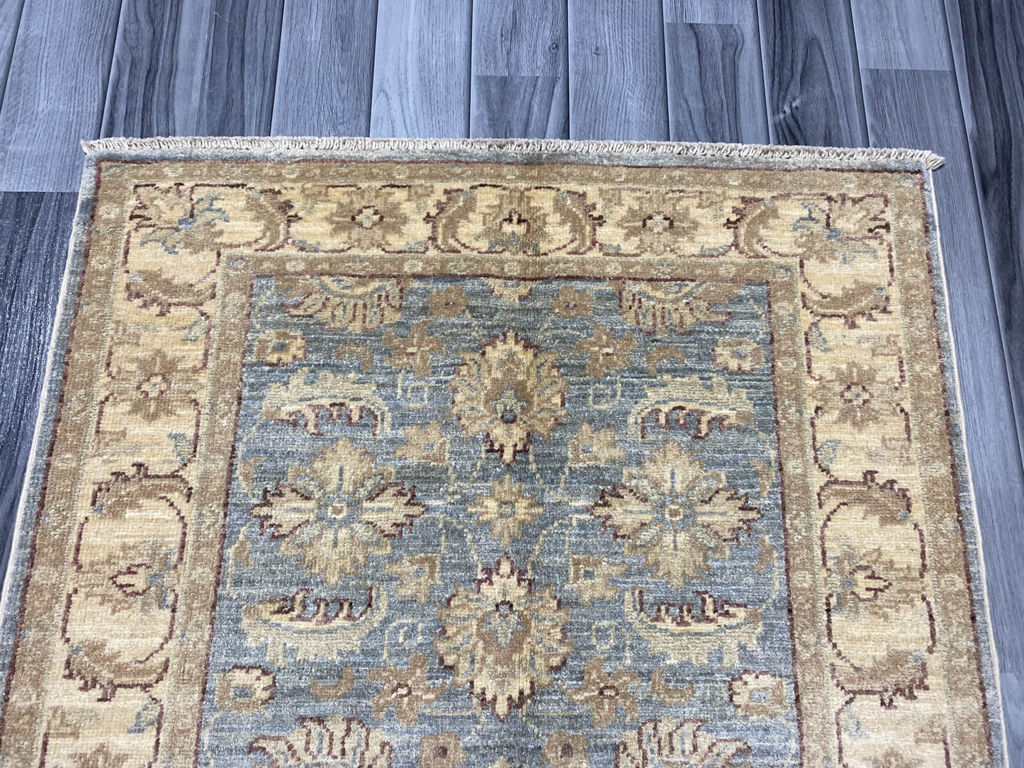 Handmade Fine Quality Chobi Wool Rug  ( 115 CM x 80 CM )SK#1037