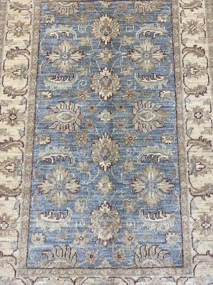 Handmade Fine Quality Chobi Wool Rug  ( 115 CM x 80 CM )SK#1037
