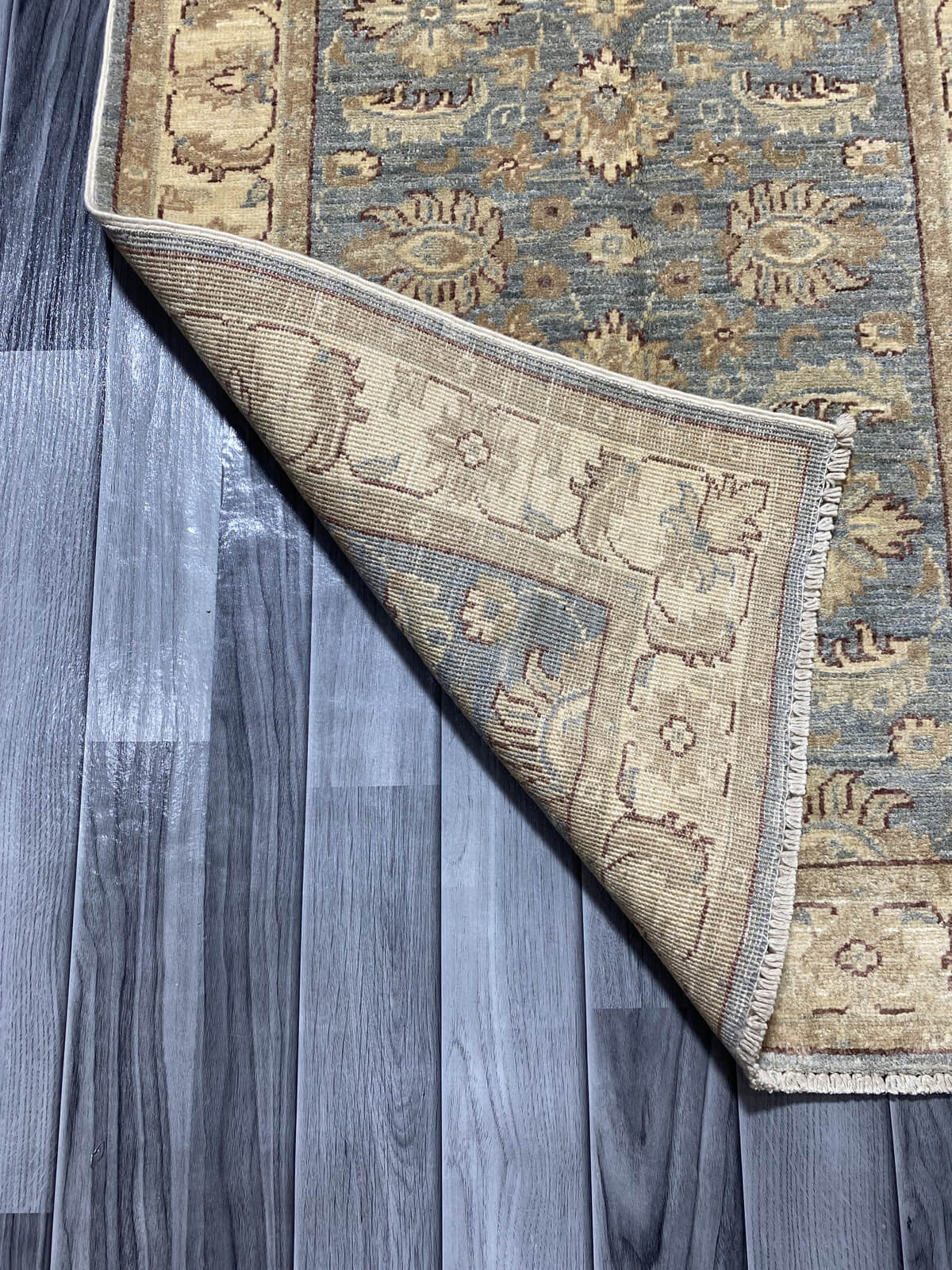 Handmade Fine Quality Chobi Wool Rug  ( 115 CM x 80 CM )SK#1037