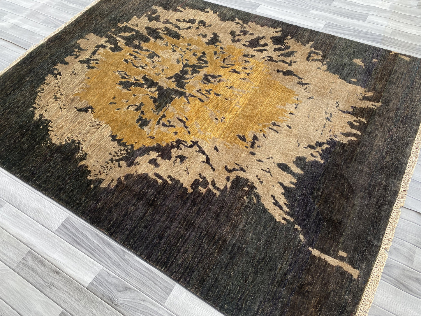 Hand Knotted Modern Wool Rug | 233 CM x 171 CM KS#452