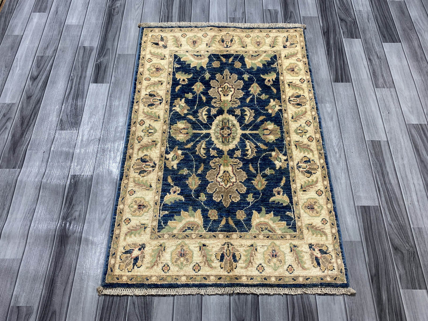 Handmade Fine Quality Chobi Wool Rug  ( 128 CM x 86 CM ) SK#1038