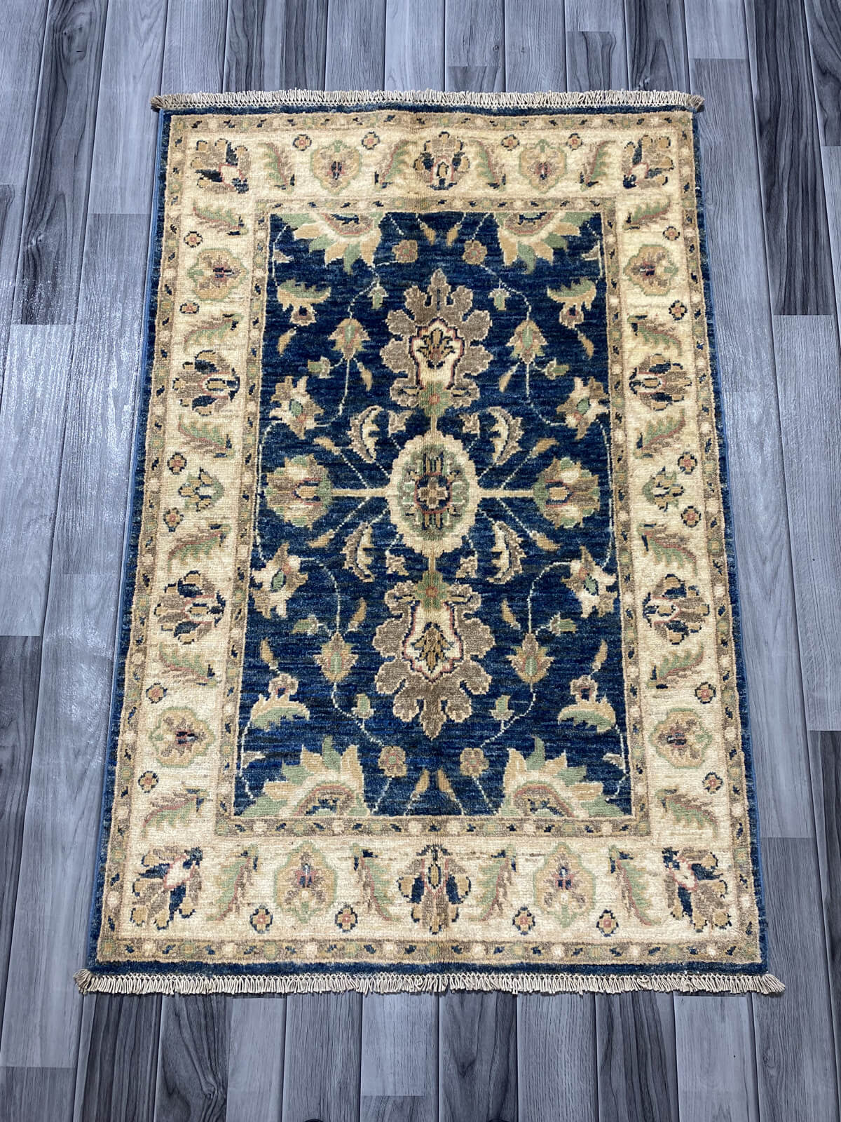 Handmade Fine Quality Chobi Wool Rug  ( 128 CM x 86 CM ) SK#1038
