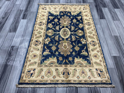 Handmade Fine Quality Chobi Wool Rug  ( 128 CM x 86 CM ) SK#1038