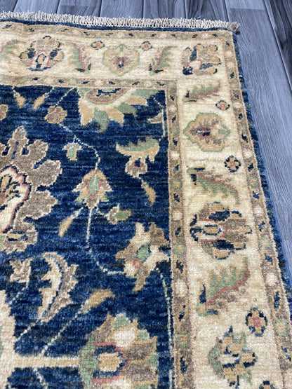 Handmade Fine Quality Chobi Wool Rug  ( 128 CM x 86 CM ) SK#1038