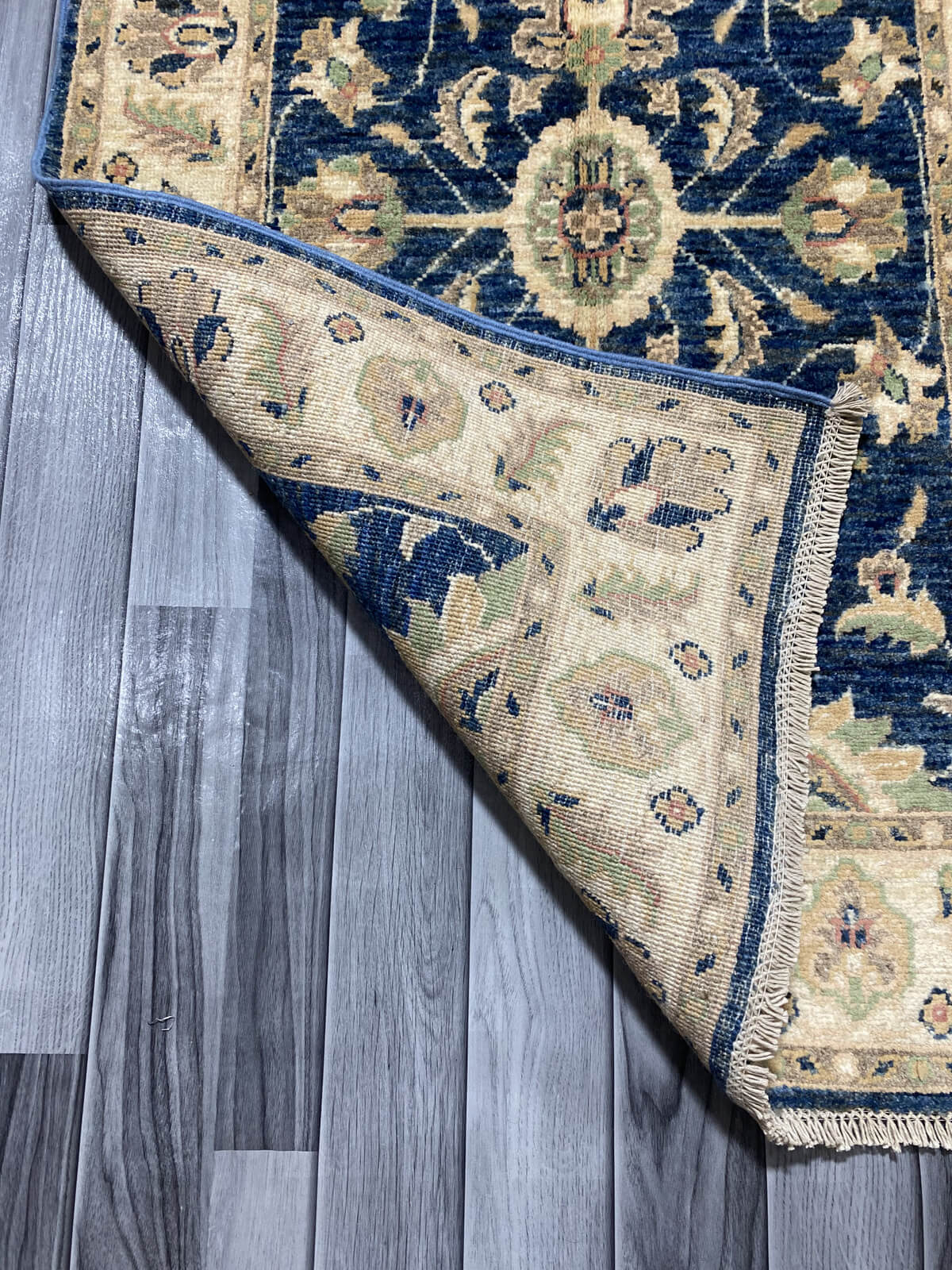 Handmade Fine Quality Chobi Wool Rug  ( 128 CM x 86 CM ) SK#1038