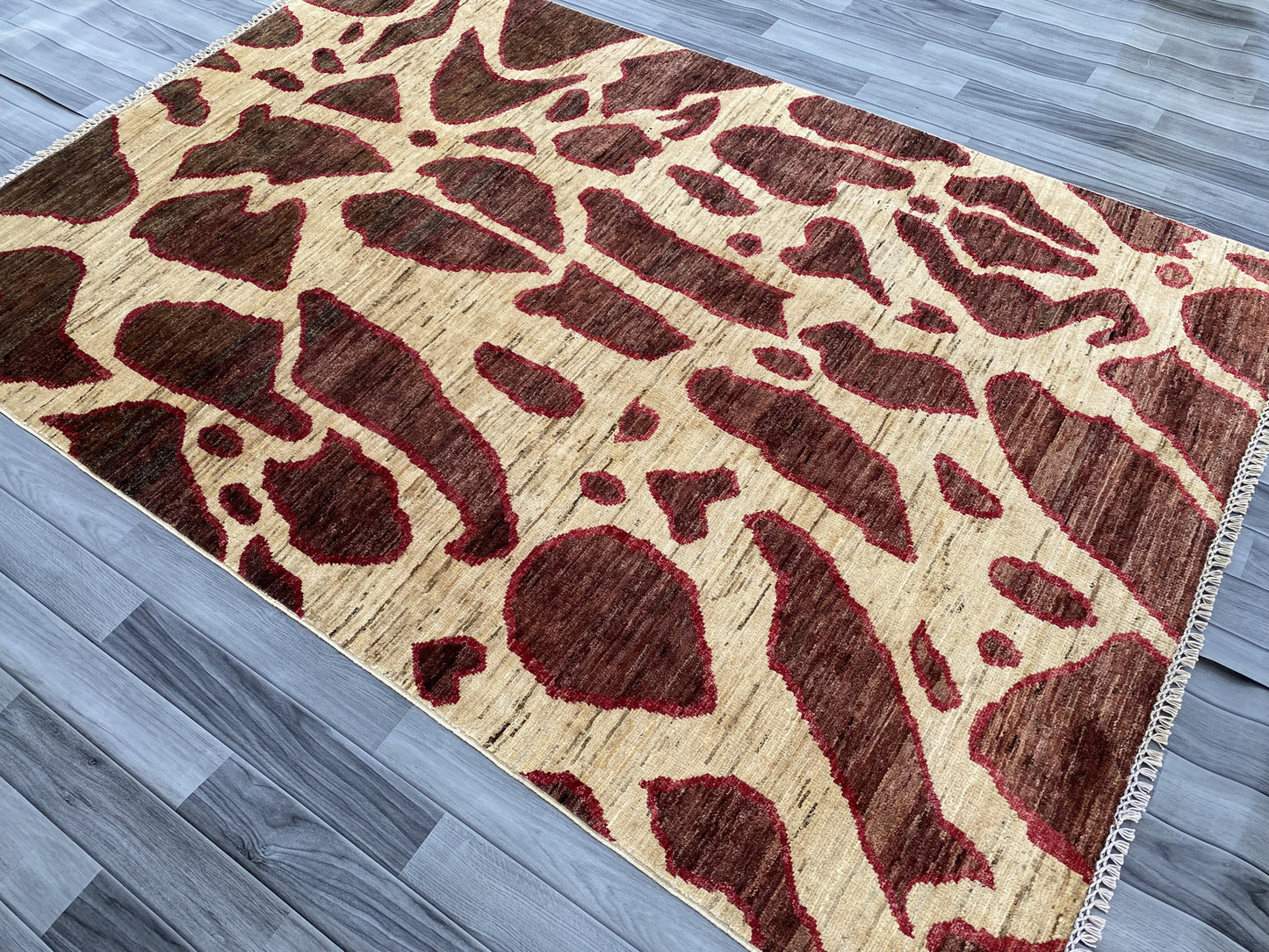 Hand Knotted Modern Wool Rug | 235 CM x 155 CM SK#454