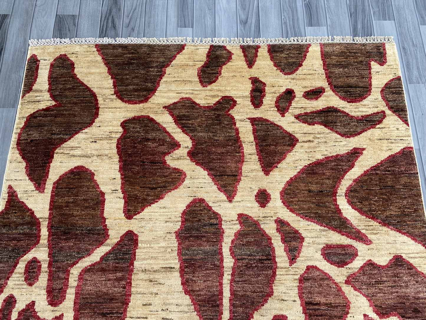 Hand Knotted Modern Wool Rug | 235 CM x 155 CM SK#454