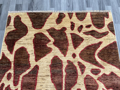 Hand Knotted Modern Wool Rug | 235 CM x 155 CM SK#454