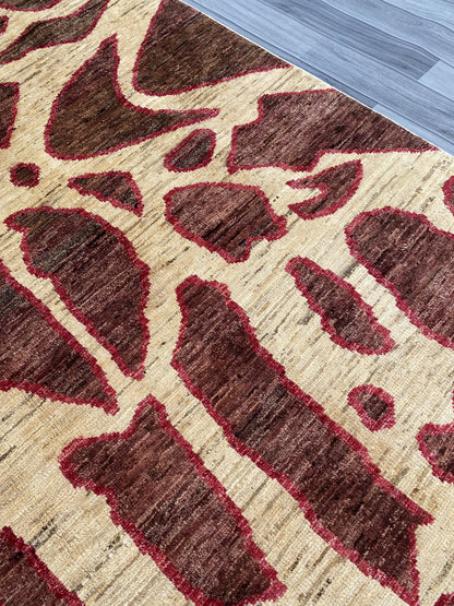 Hand Knotted Modern Wool Rug | 235 CM x 155 CM SK#454