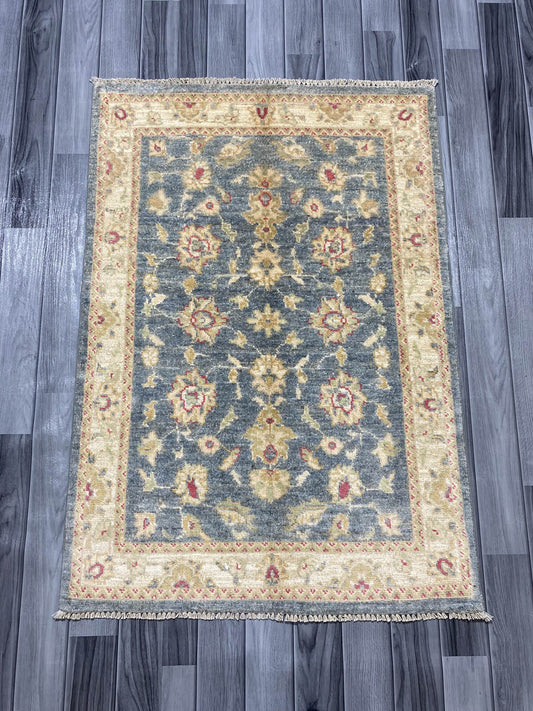 Handmade Fine Quality Chobi Wool Rug  ( 120 CM x 84 CM )SK#1040