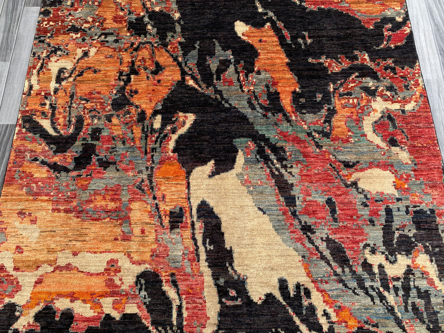 Hand Knotted Modern Wool Rug | 229 CM x 173 CM SK#455