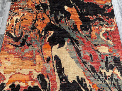 Hand Knotted Modern Wool Rug | 229 CM x 173 CM SK#455