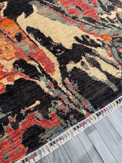 Hand Knotted Modern Wool Rug | 229 CM x 173 CM SK#455