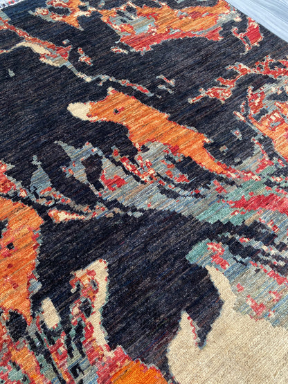Hand Knotted Modern Wool Rug | 229 CM x 173 CM SK#455