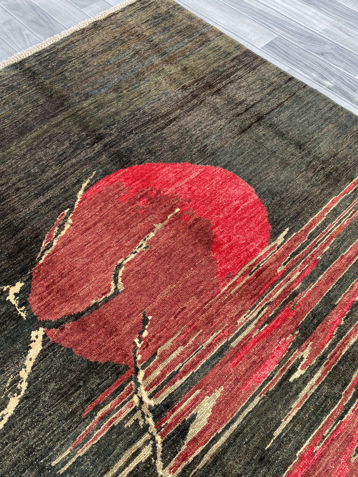 Hand knotted Chobi Pictorial Rug | 197 CM x 152 CM SK#456