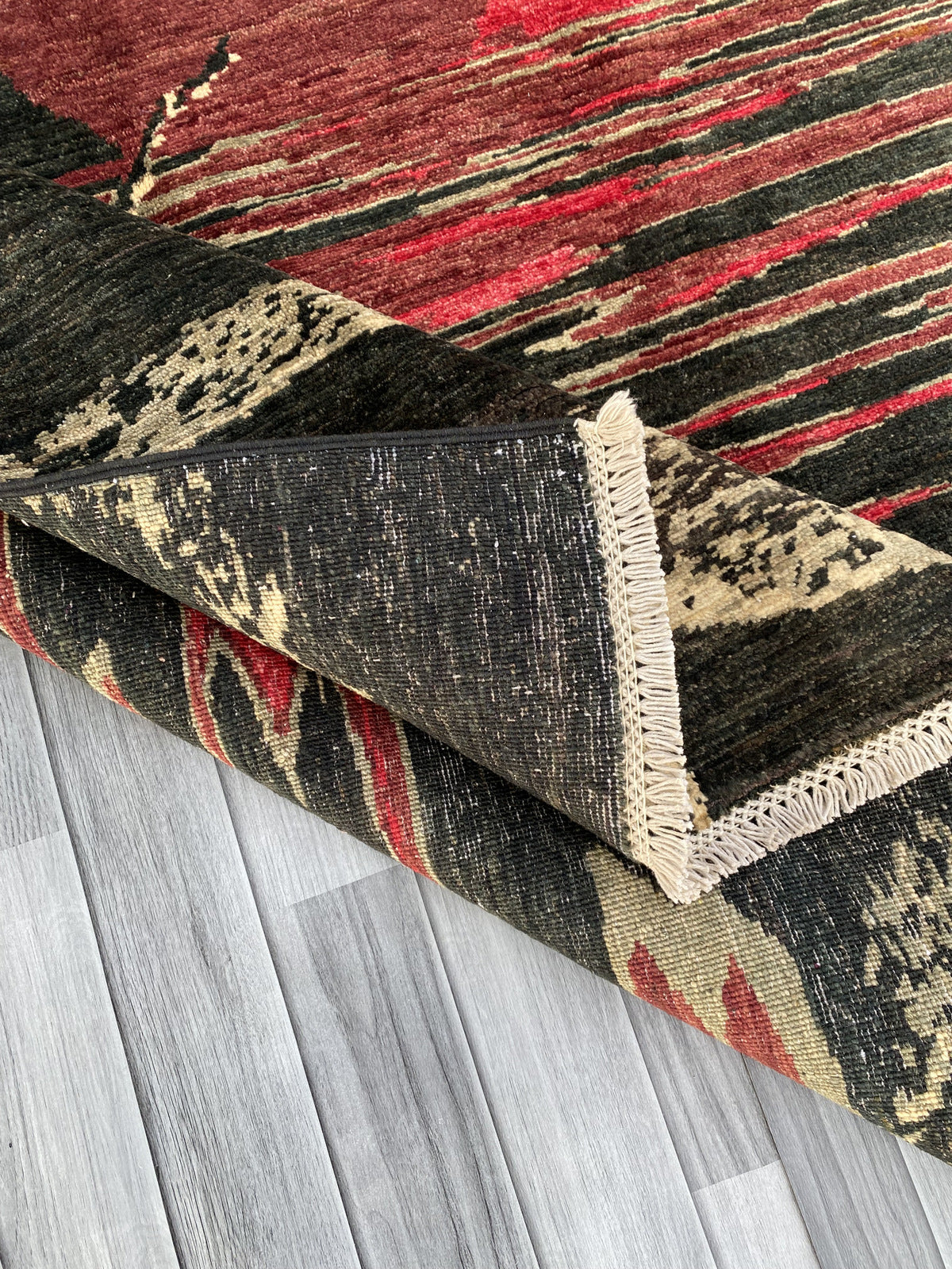 Hand knotted Chobi Pictorial Rug | 197 CM x 152 CM SK#456