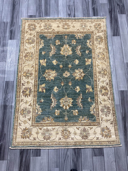 Handmade Fine Quality Chobi Wool Rug  (135 CM x 97 CM ) SK#1043