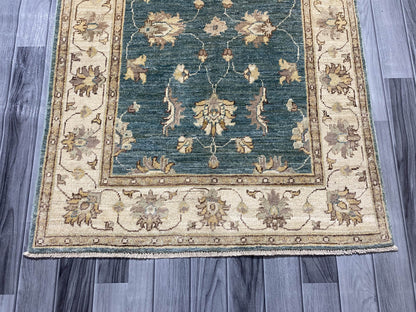 Handmade Fine Quality Chobi Wool Rug  (135 CM x 97 CM ) SK#1043