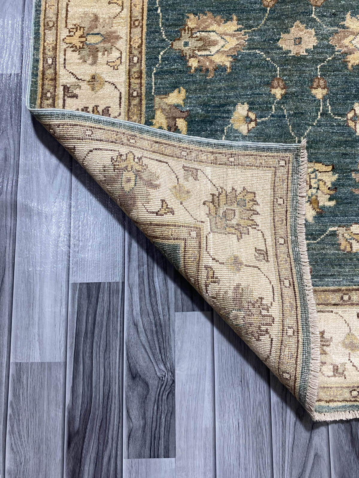 Handmade Fine Quality Chobi Wool Rug  (135 CM x 97 CM ) SK#1043