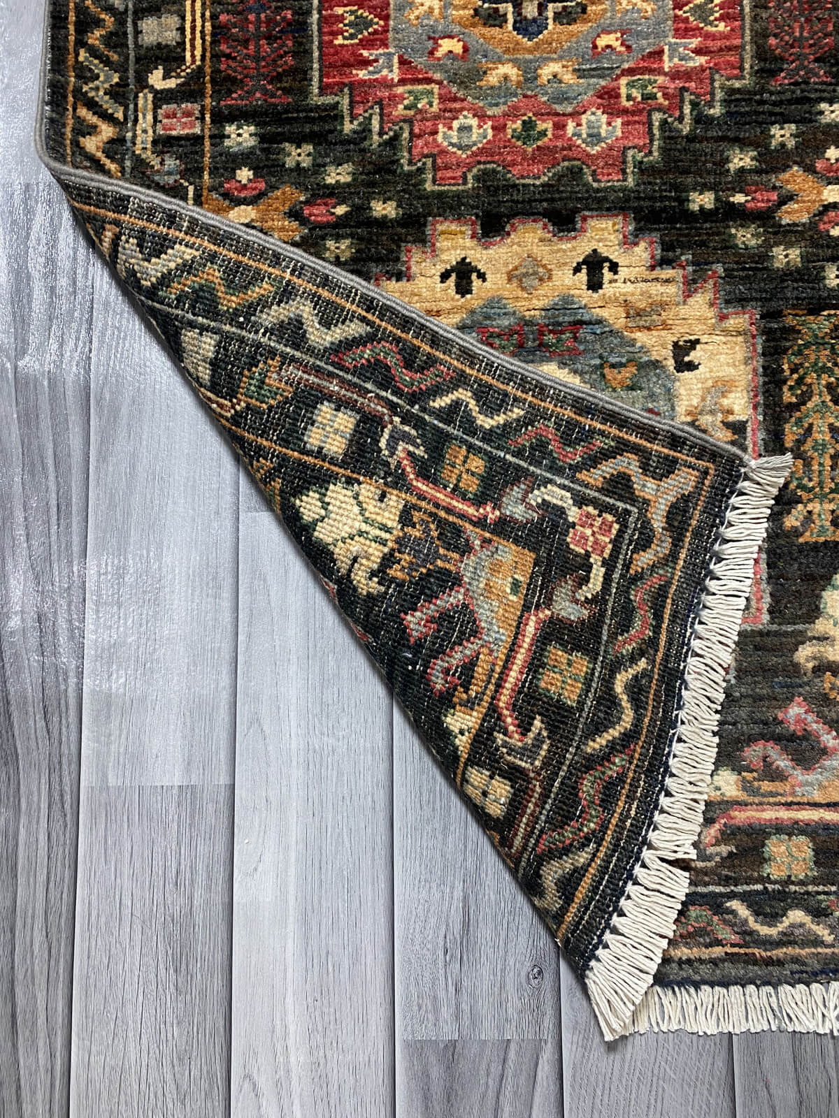 Handmade Fine Quality Chobi Wool Rug  (91 CM x 62 CM  ) SK#1044