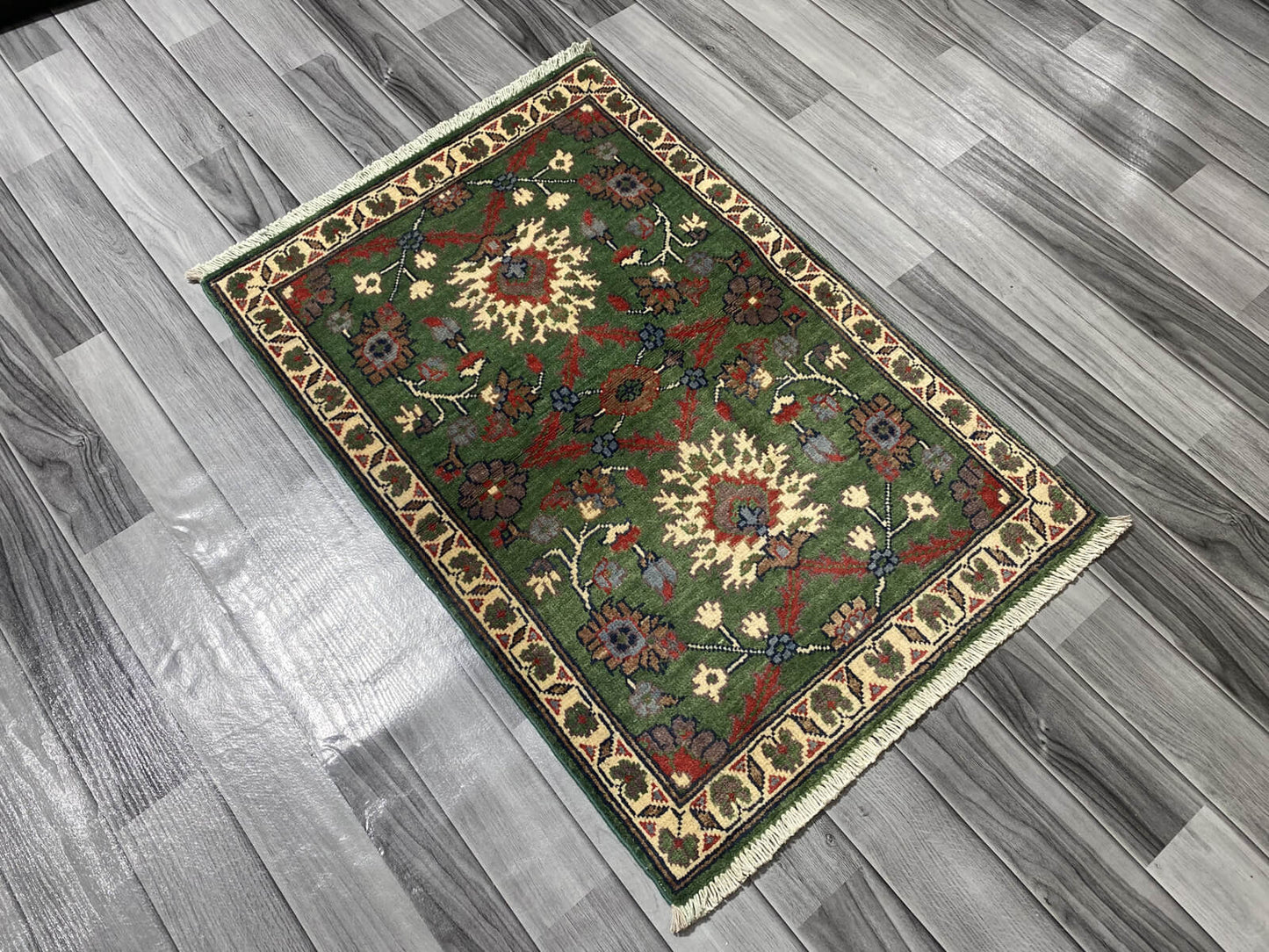 Handmade Chobi  Rug ( 94 CM x 63 CM ) SK#1046