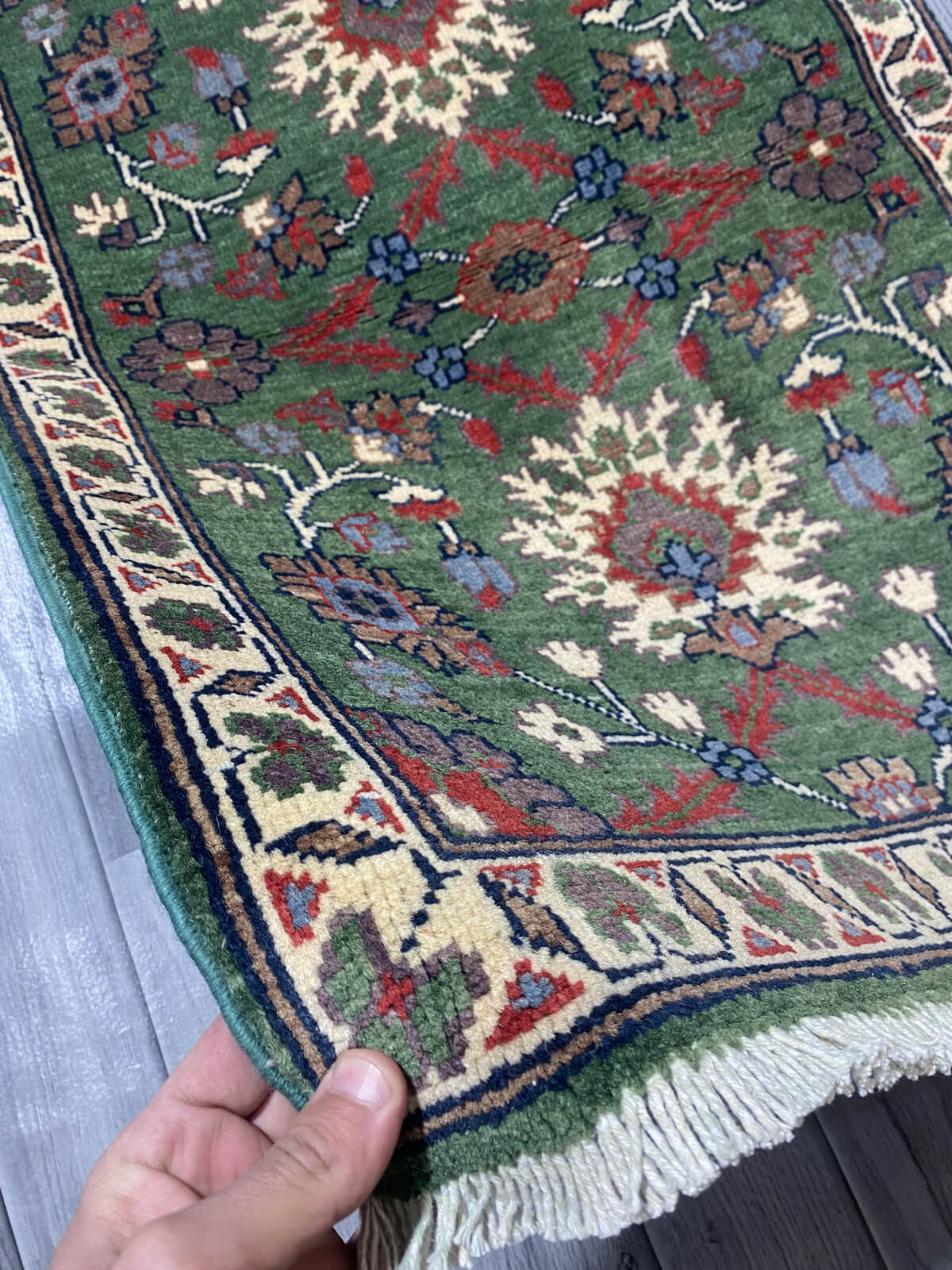Handmade Chobi  Rug ( 94 CM x 63 CM ) SK#1046