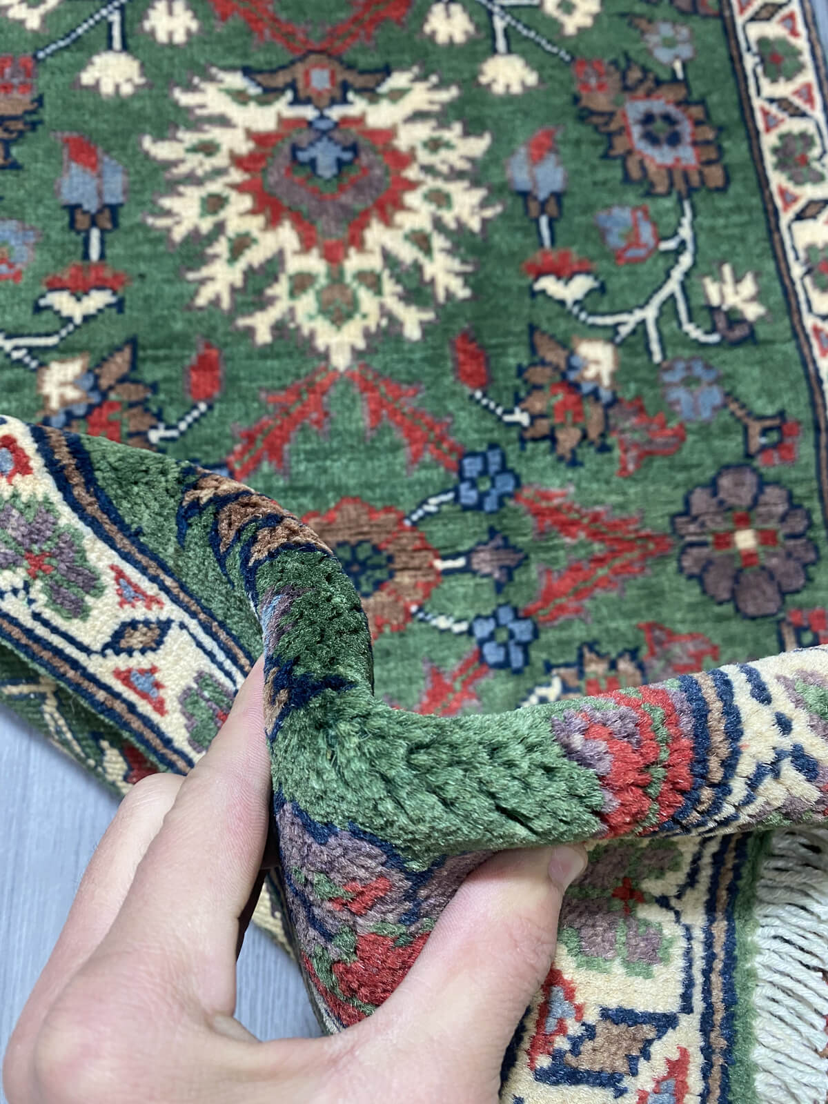 Handmade Chobi  Rug ( 94 CM x 63 CM ) SK#1046