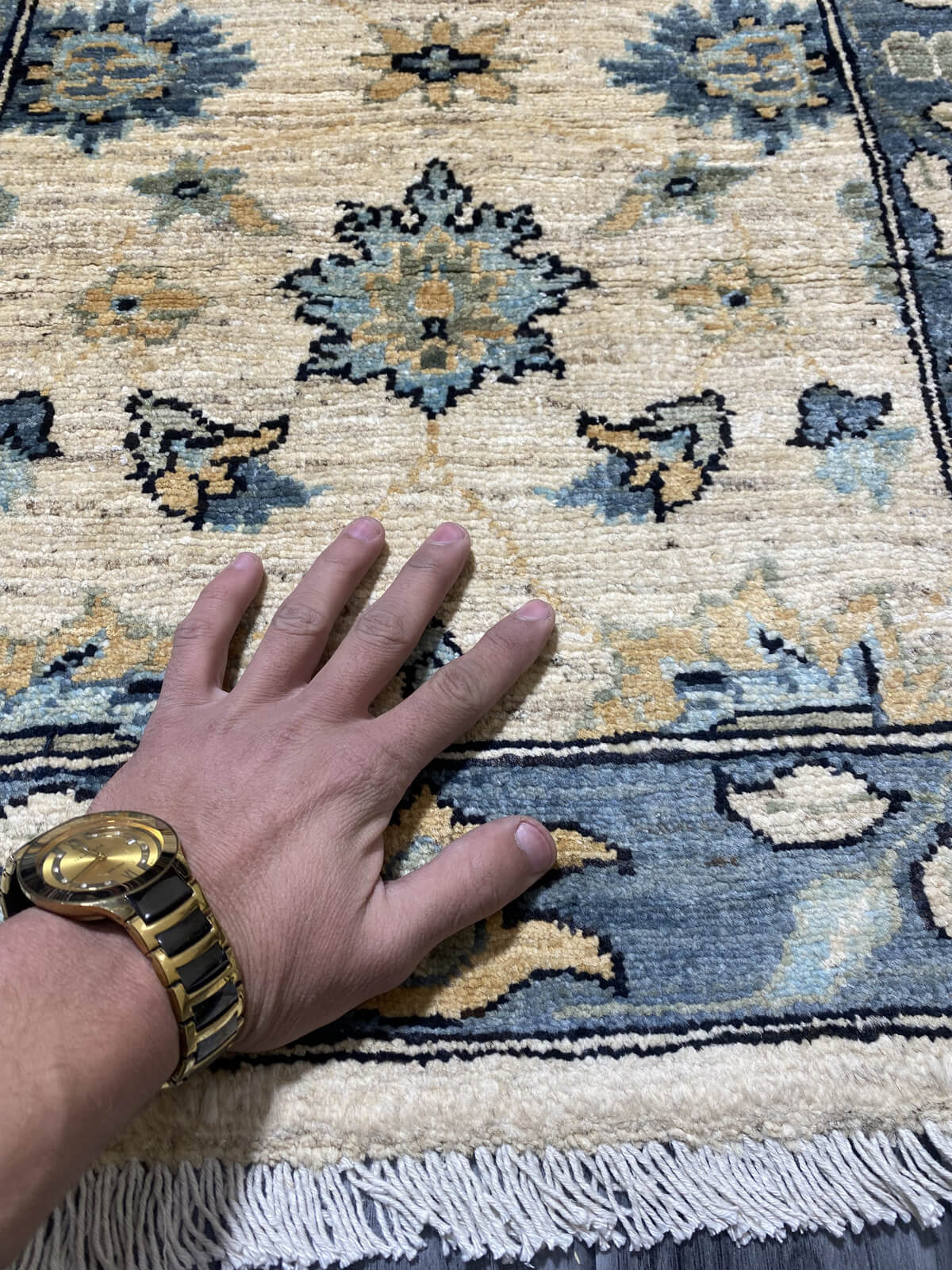 Handmade Chobi  Rug ( 92 CM x 63 CM ) SK#1047