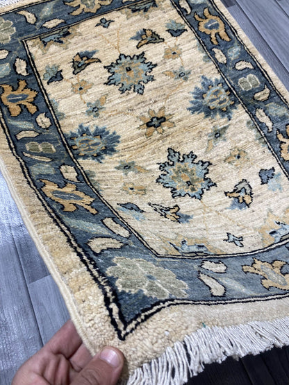 Handmade Chobi  Rug ( 92 CM x 63 CM ) SK#1047