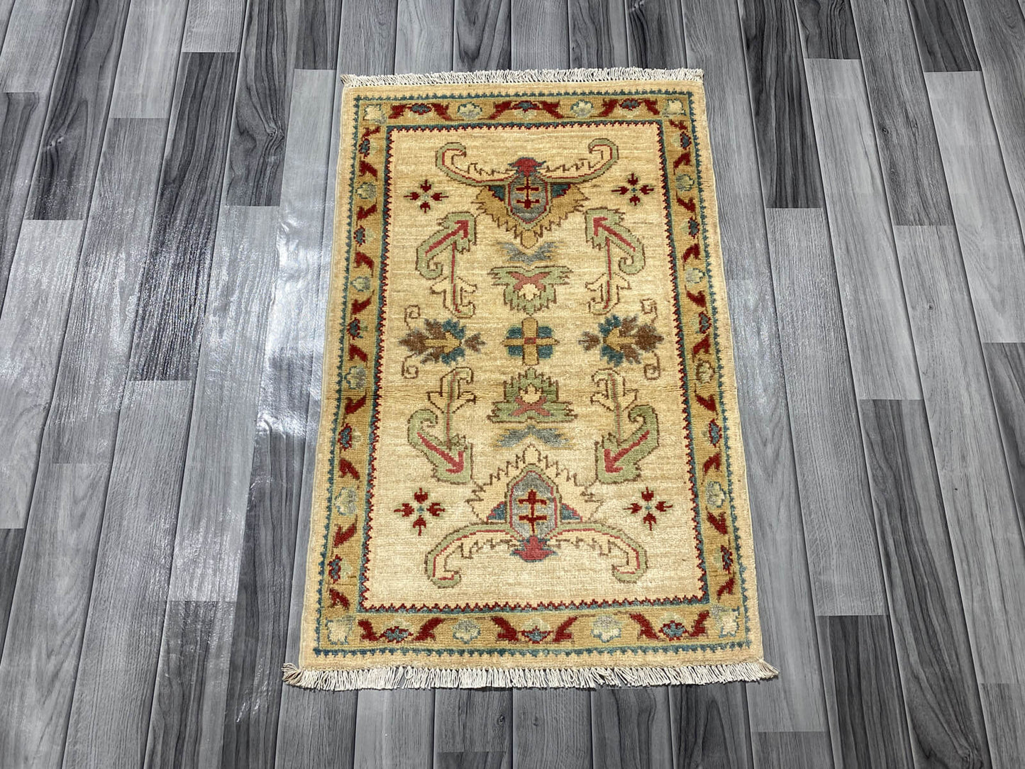 Handmade Chobi  Rug ( 91 CM x 60 CM ) SK#1048
