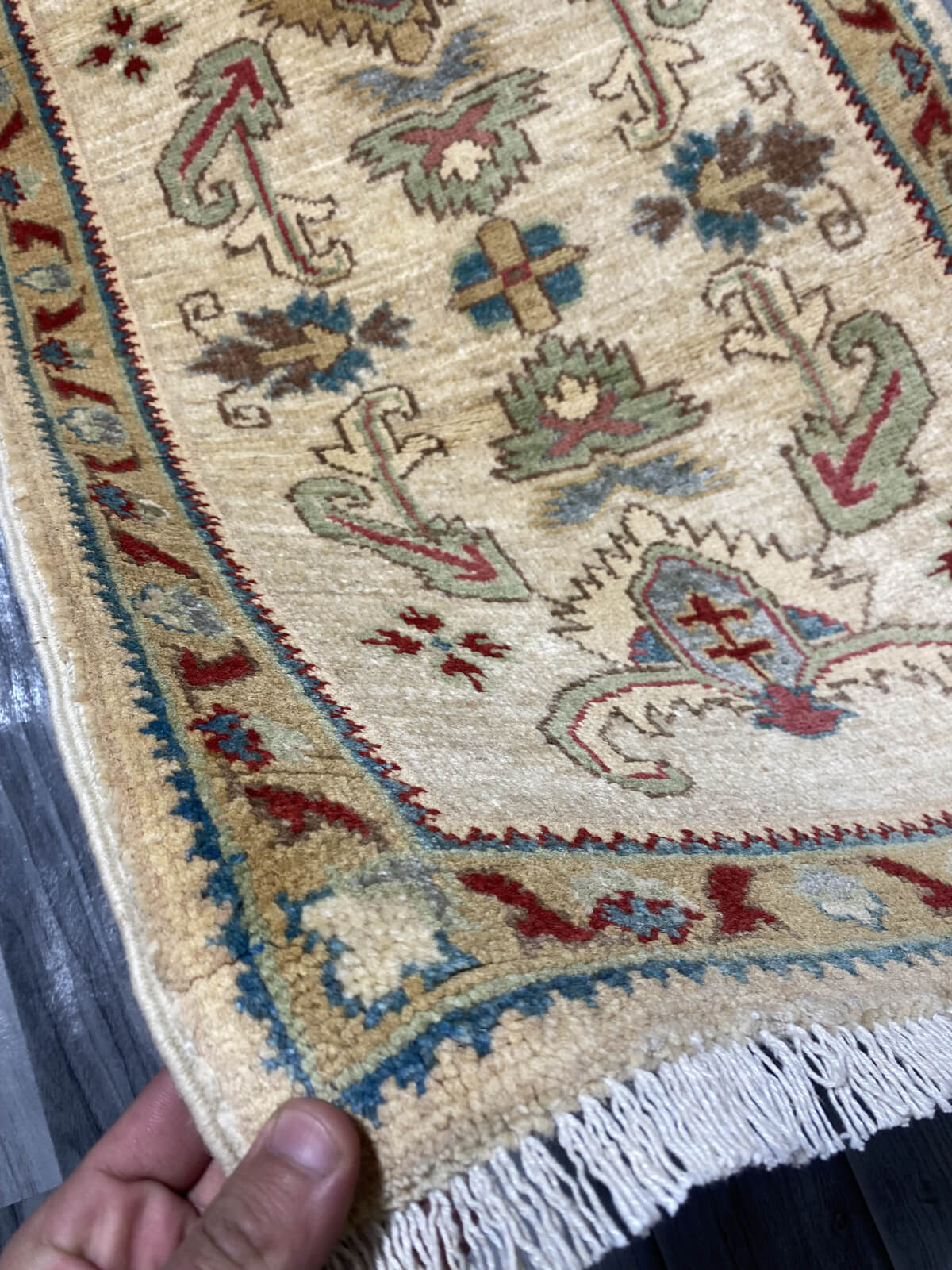 Handmade Chobi  Rug ( 91 CM x 60 CM ) SK#1048
