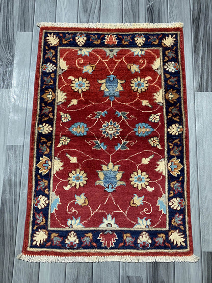 Handmade Chobi  Rug ( 91 CM x 62 CM ) SK#1049