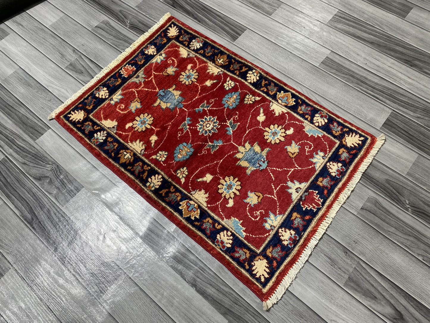 Handmade Chobi  Rug ( 91 CM x 62 CM ) SK#1049