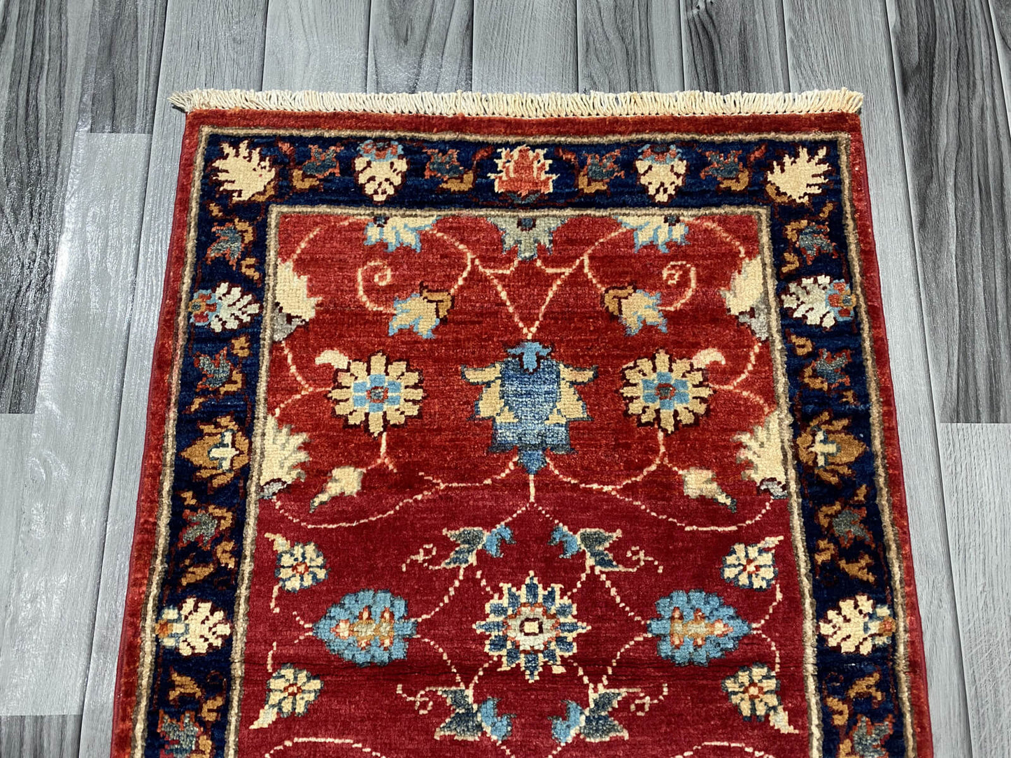 Handmade Chobi  Rug ( 91 CM x 62 CM ) SK#1049