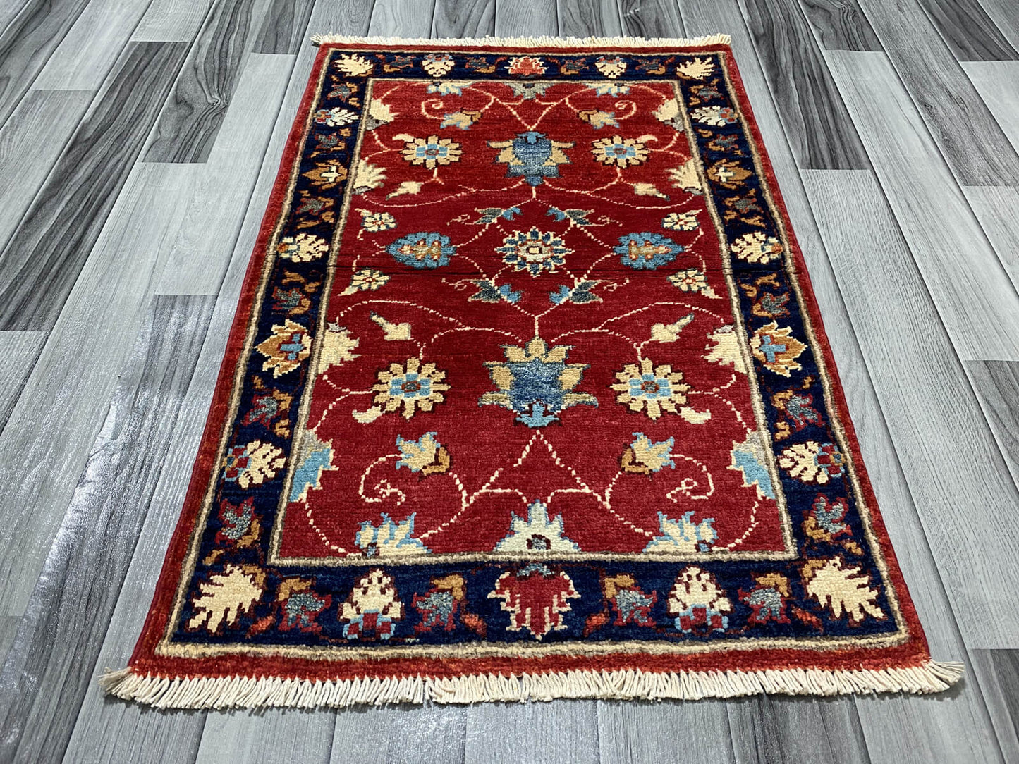 Handmade Chobi  Rug ( 91 CM x 62 CM ) SK#1049