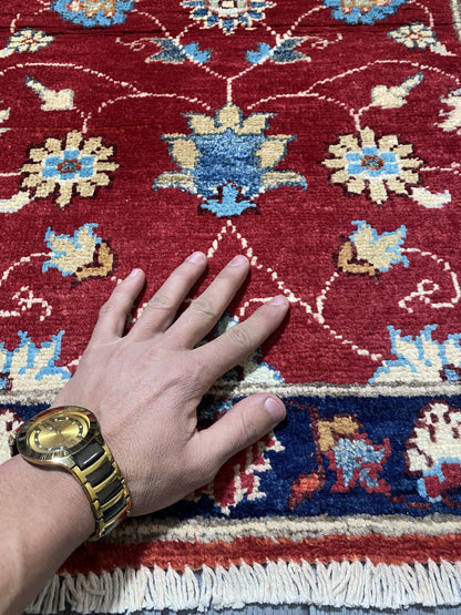 Handmade Chobi  Rug ( 91 CM x 62 CM ) SK#1049