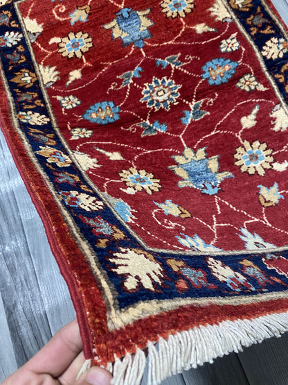 Handmade Chobi  Rug ( 91 CM x 62 CM ) SK#1049