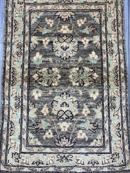 Handmade Chobi  Rug ( 92 CM x 58 CM ) SK#1050