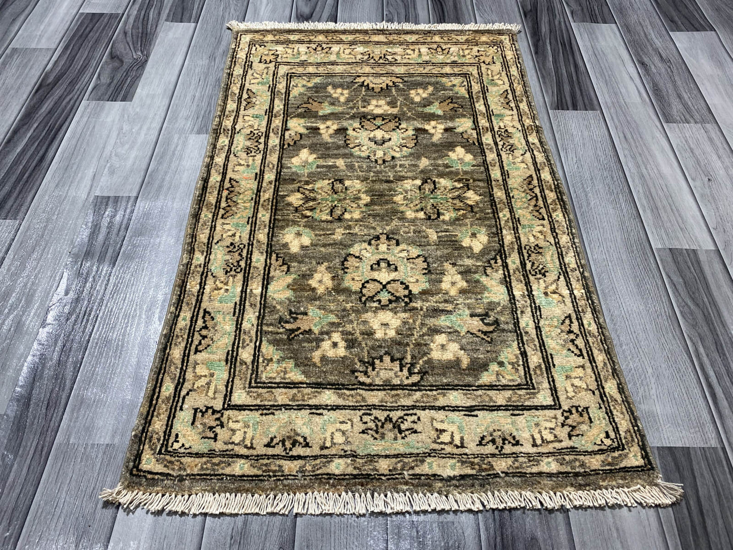 Handmade Chobi  Rug ( 92 CM x 58 CM ) SK#1050
