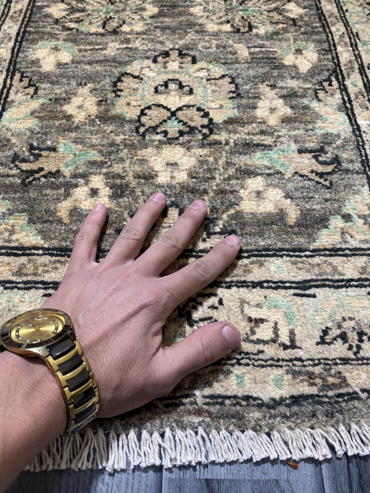Handmade Chobi  Rug ( 92 CM x 58 CM ) SK#1050