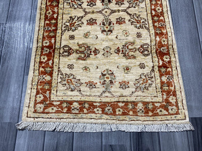 Handmade Chobi  Rug ( 88 CM x 55 CM ) SK#1051