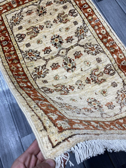 Handmade Chobi  Rug ( 88 CM x 55 CM ) SK#1051